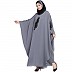 Premium Kaftan with patch work-Grey